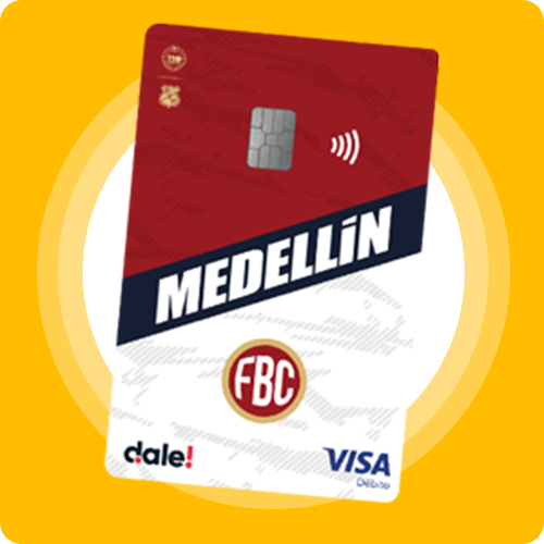 Tarjeta Débito dale! Independiente Medellín