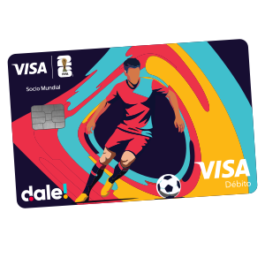 Tarjeta Débito dale! edición especial Copa Mundial de la FIFA 2026